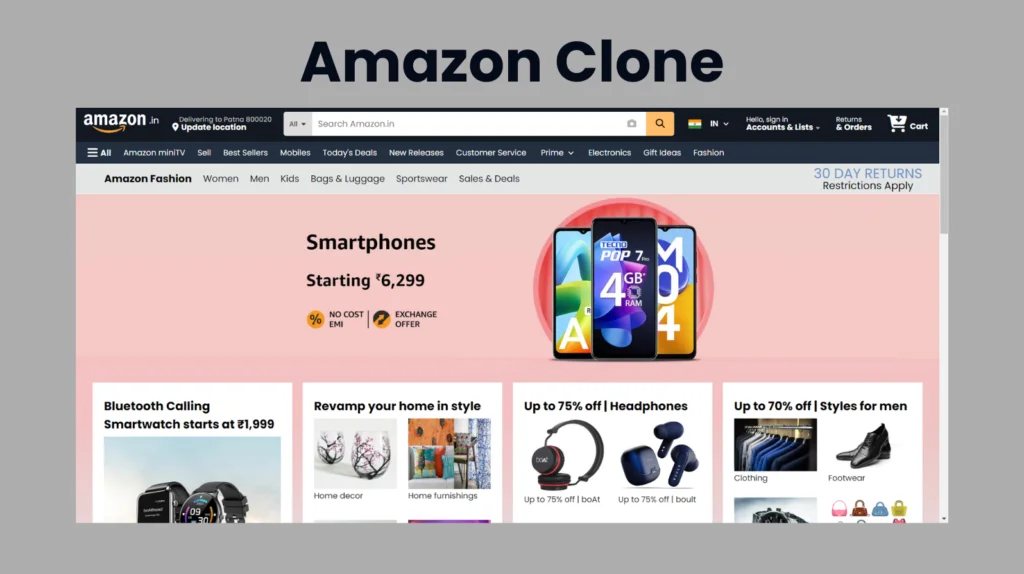 Amazon Clone Project